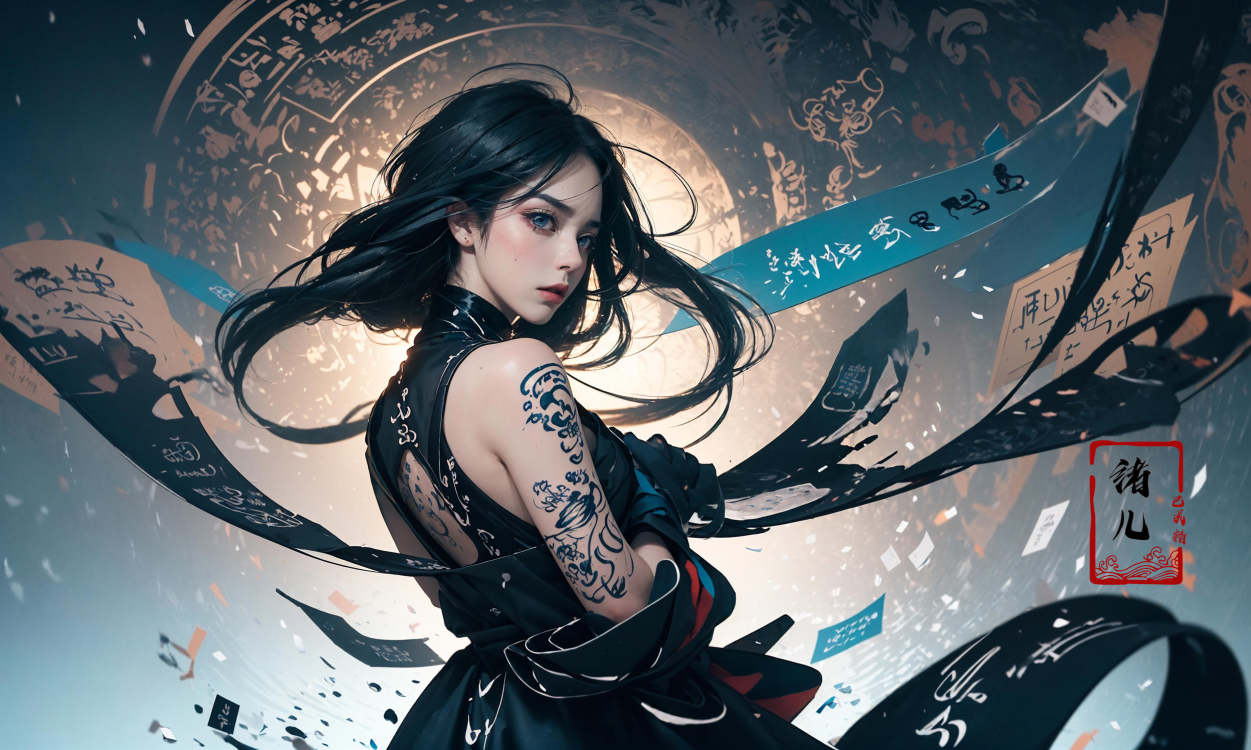 绪儿-书法 by B站绪儿已成精 on Tensor.Art
