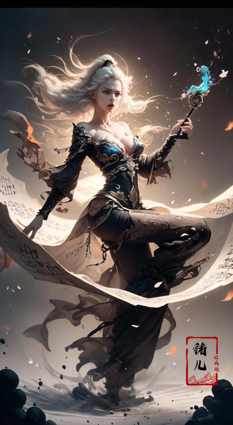 绪儿-书法 by B站绪儿已成精 on Tensor.Art