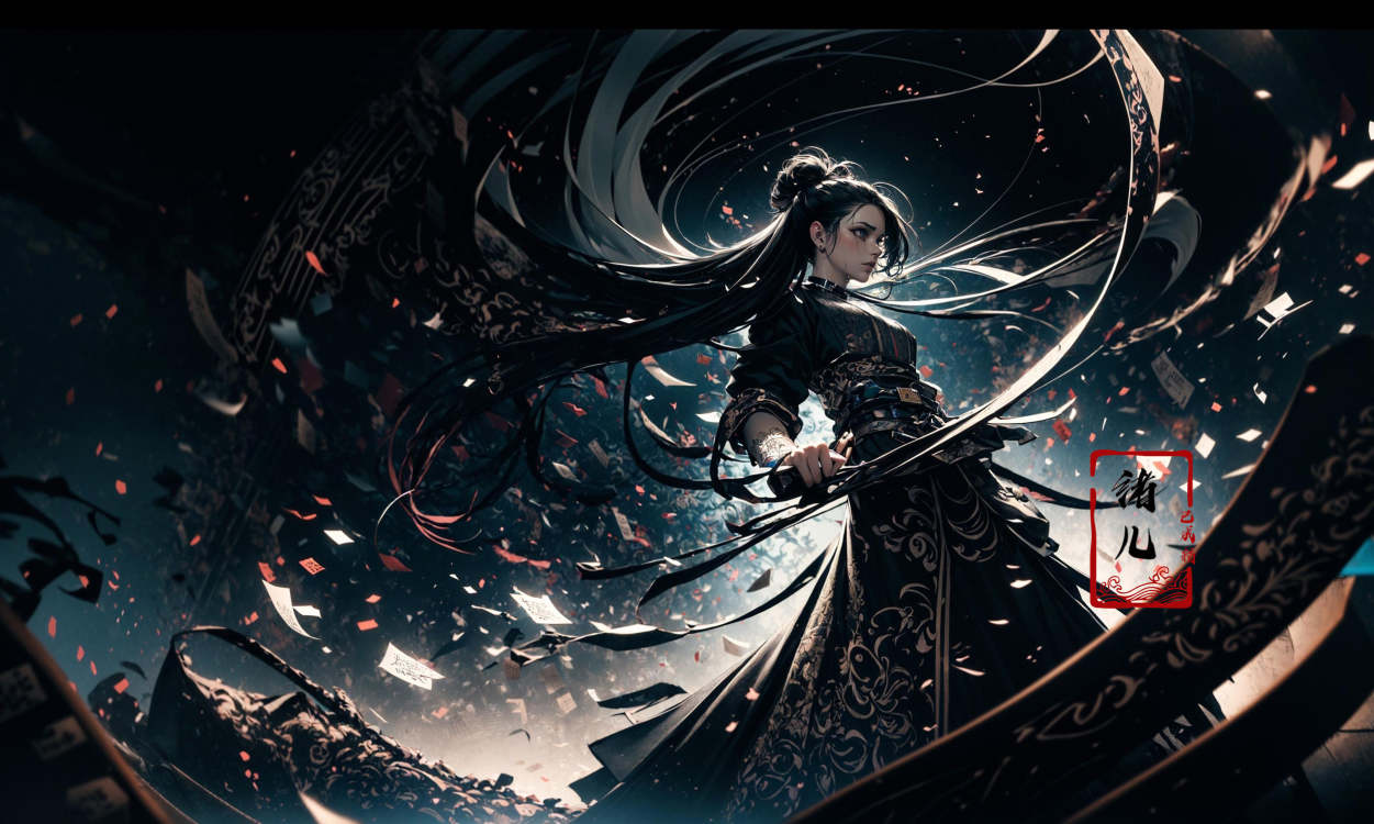 绪儿-书法 by B站绪儿已成精 on Tensor.Art