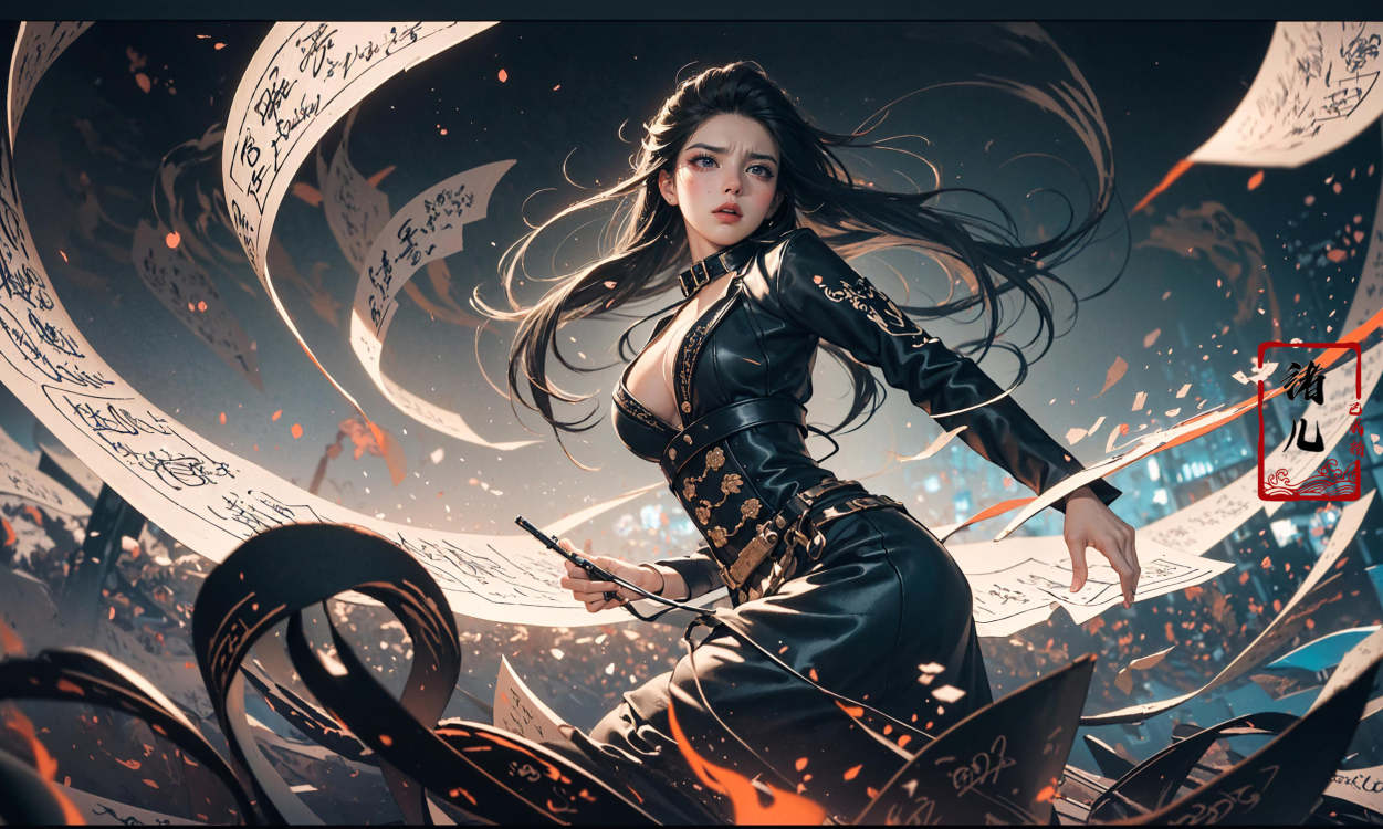 绪儿-书法 by B站绪儿已成精 on Tensor.Art