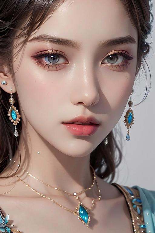 1girl, upper body，beautifully lit,cinematic lighting,ray tracing,3d,3d render,high-precision shadows,close-up,(imid shot,macro shot:1.25),(Detailed face description),(Detailed hair description),(Detailed clothes description),{Extremely Delicate Beautiful},(detailed eye description),((Delicate Faces)),(Beautiful and detailed facial depiction),Realistic skin, realistic light and shadow, <lora:绪儿-华丽脸模:0.8>