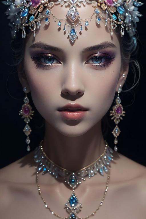 1girl, upper body，beautifully lit,cinematic lighting,ray tracing,3d,3d render,high-precision shadows,close-up,(imid shot,macro shot:1.25),(Detailed face description),(Detailed hair description),(Detailed clothes description),{Extremely Delicate Beautiful},(detailed eye description),((Delicate Faces)),(Beautiful and detailed facial depiction),Realistic skin, realistic light and shadow, <lora:绪儿-华丽脸模:0.8>