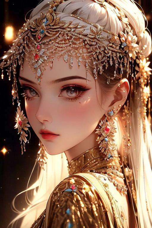 1girl, upper body，beautifully lit,cinematic lighting,ray tracing,3d,3d render,high-precision shadows,close-up,(imid shot,macro shot:1.25),(Detailed face description),(Detailed hair description),(Detailed clothes description),{Extremely Delicate Beautiful},(detailed eye description),((Delicate Faces)),(Beautiful and detailed facial depiction),Realistic skin, realistic light and shadow, <lora:绪儿-华丽脸模:0.8>