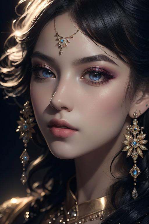 1girl, upper body，beautifully lit,cinematic lighting,ray tracing,3d,3d render,high-precision shadows,close-up,(imid shot,macro shot:1.25),(Detailed face description),(Detailed hair description),(Detailed clothes description),{Extremely Delicate Beautiful},(detailed eye description),((Delicate Faces)),(Beautiful and detailed facial depiction),Realistic skin, realistic light and shadow, <lora:绪儿-华丽脸模:0.8>
