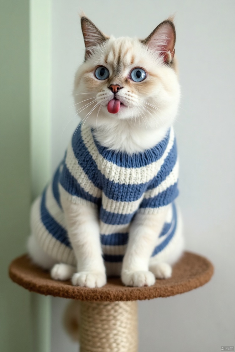 F吐舌头的小猫咪 by 暖阳 on Tensor.Art