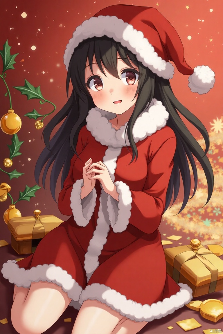 shengdan,Christmas time,
girl