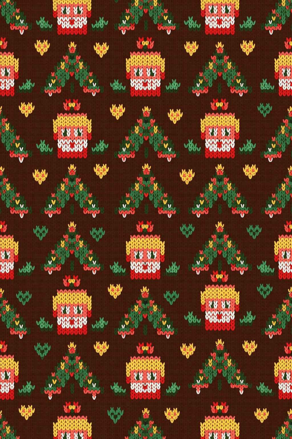christmas_seamless_patterns,  brown seamless pattern depicting a donald trump on Tensor.Art