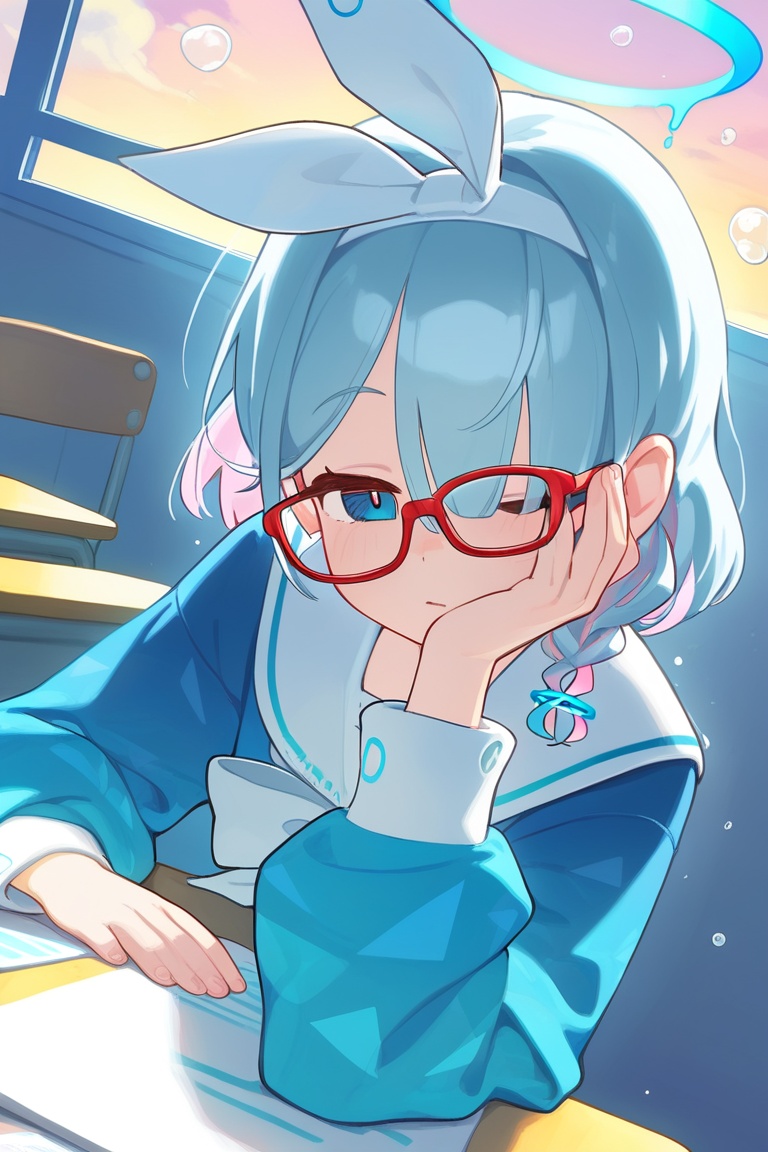 nai3_kawaii,  1girl,  arona \(blue archive\) on Tensor.Art