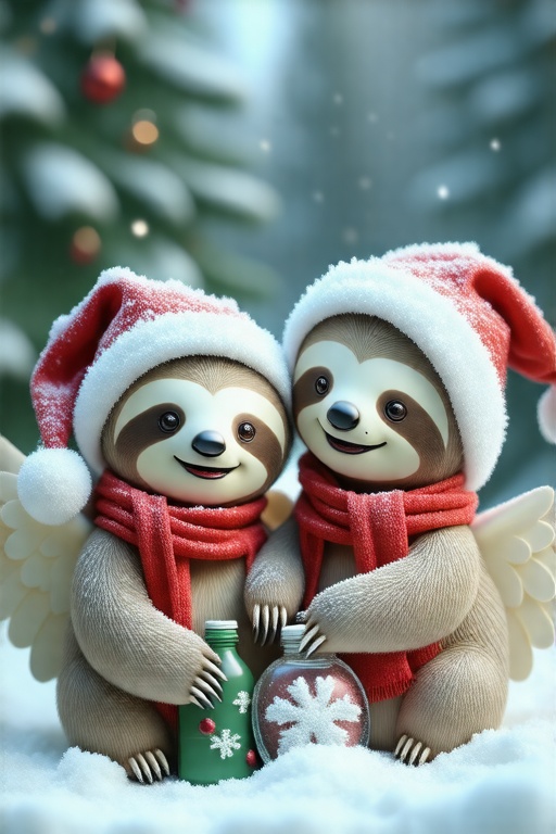 SD35SlothXmas,  blush,  smile on Tensor.Art