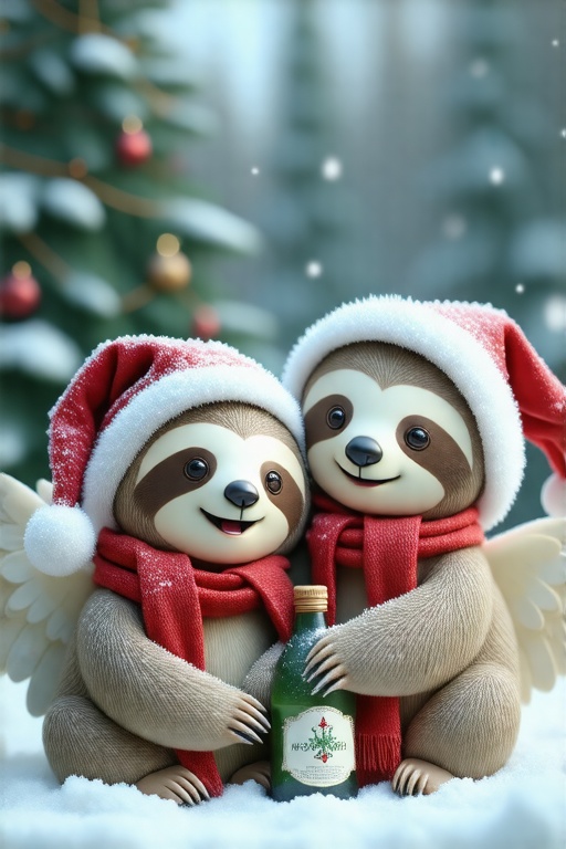 SD35SlothXmas,  blush,  smile on Tensor.Art