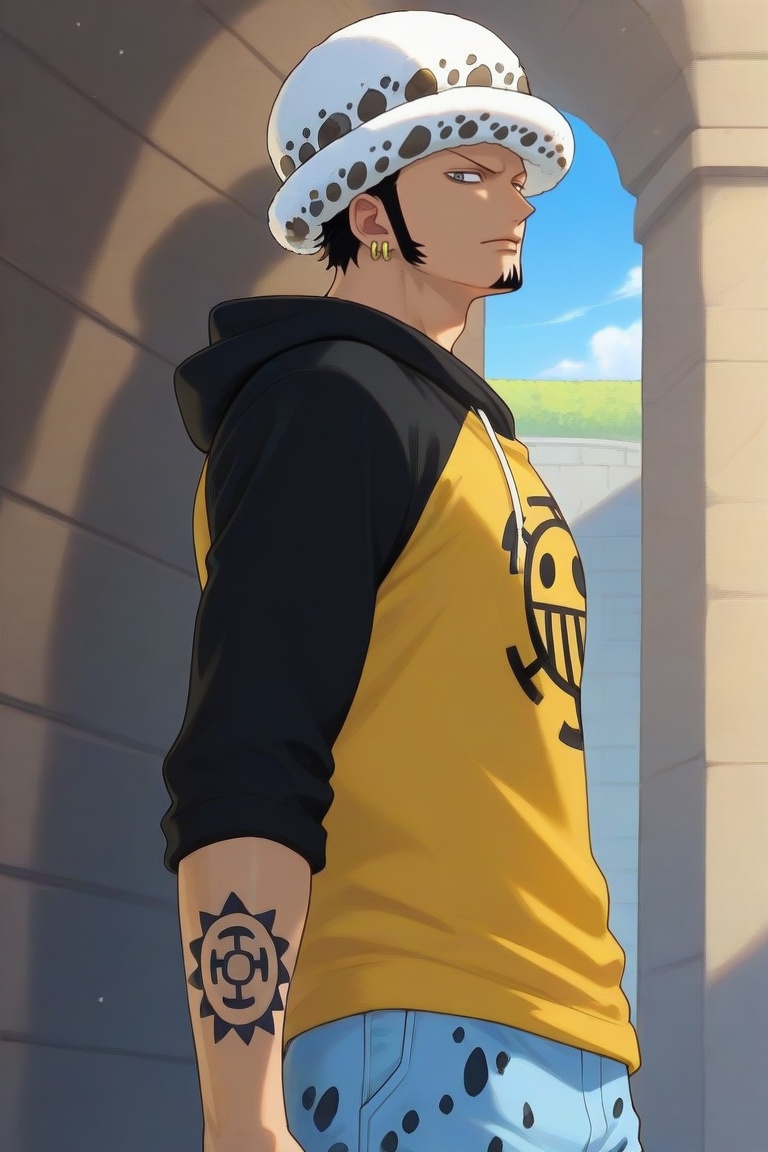 solo,  black hair ,  1boy on Tensor.Art