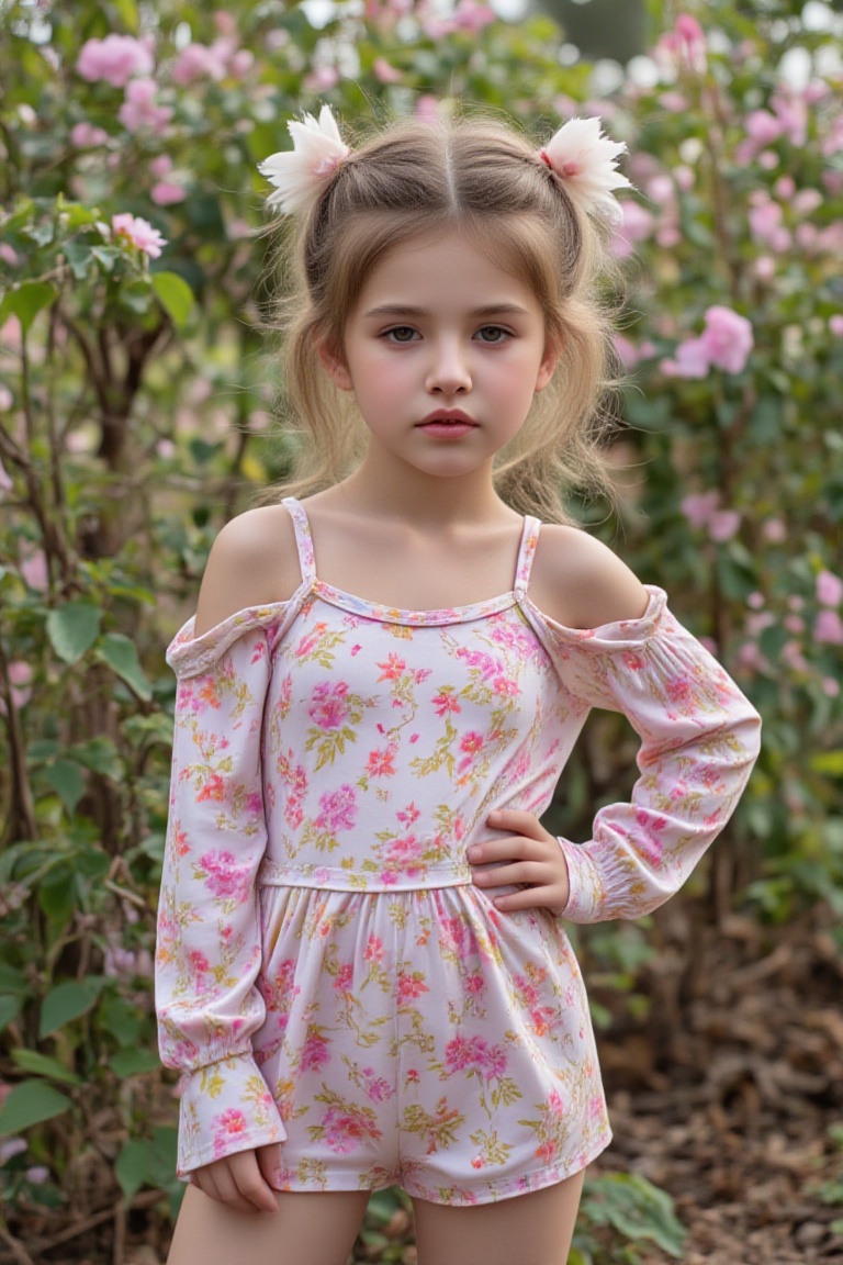 tween girl,  outdoor,  fresh alluring hot wear on Tensor.Art