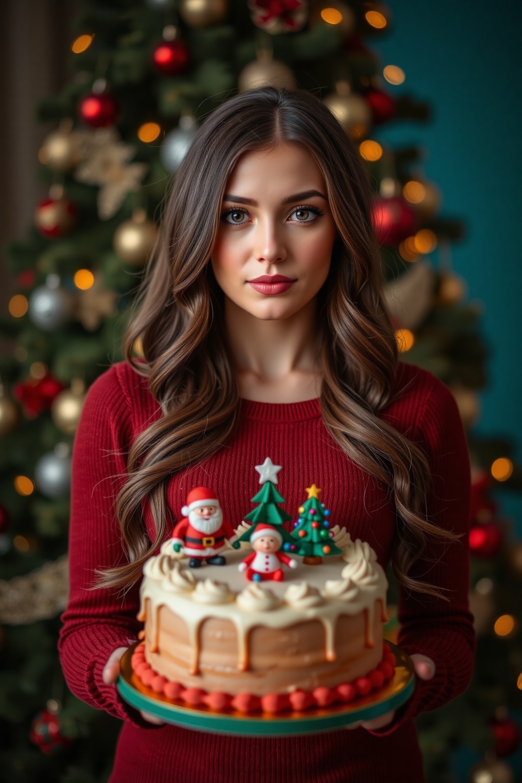 Professional photograph,  warm terracotta and cool teal,  blurred bokeh effect on Tensor.Art