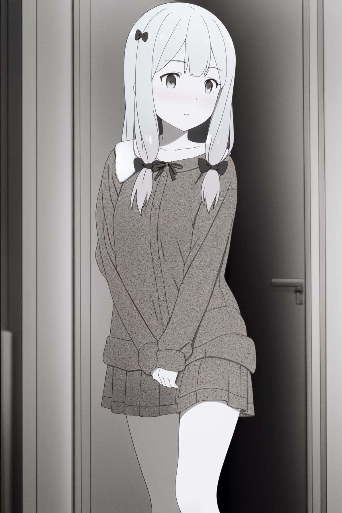 lineart,  monochrome,  izumi sagiri on Tensor.Art