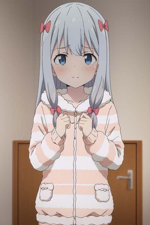izumi sagiri,  winter pajamas,  8k on Tensor.Art