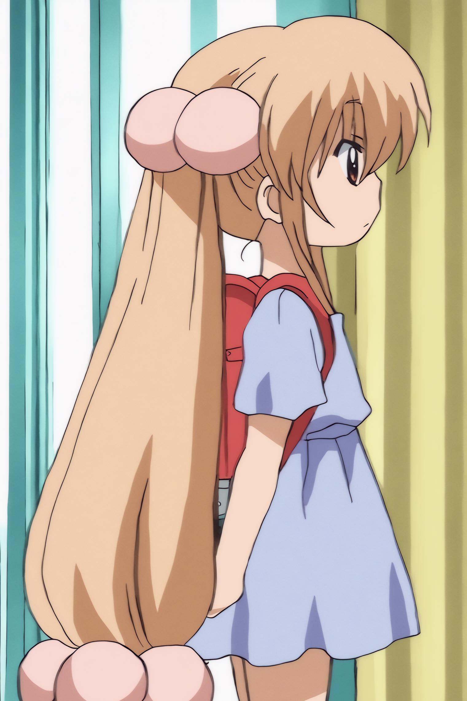 masterpiece,  anime screencap,  blue_dress on Tensor.Art