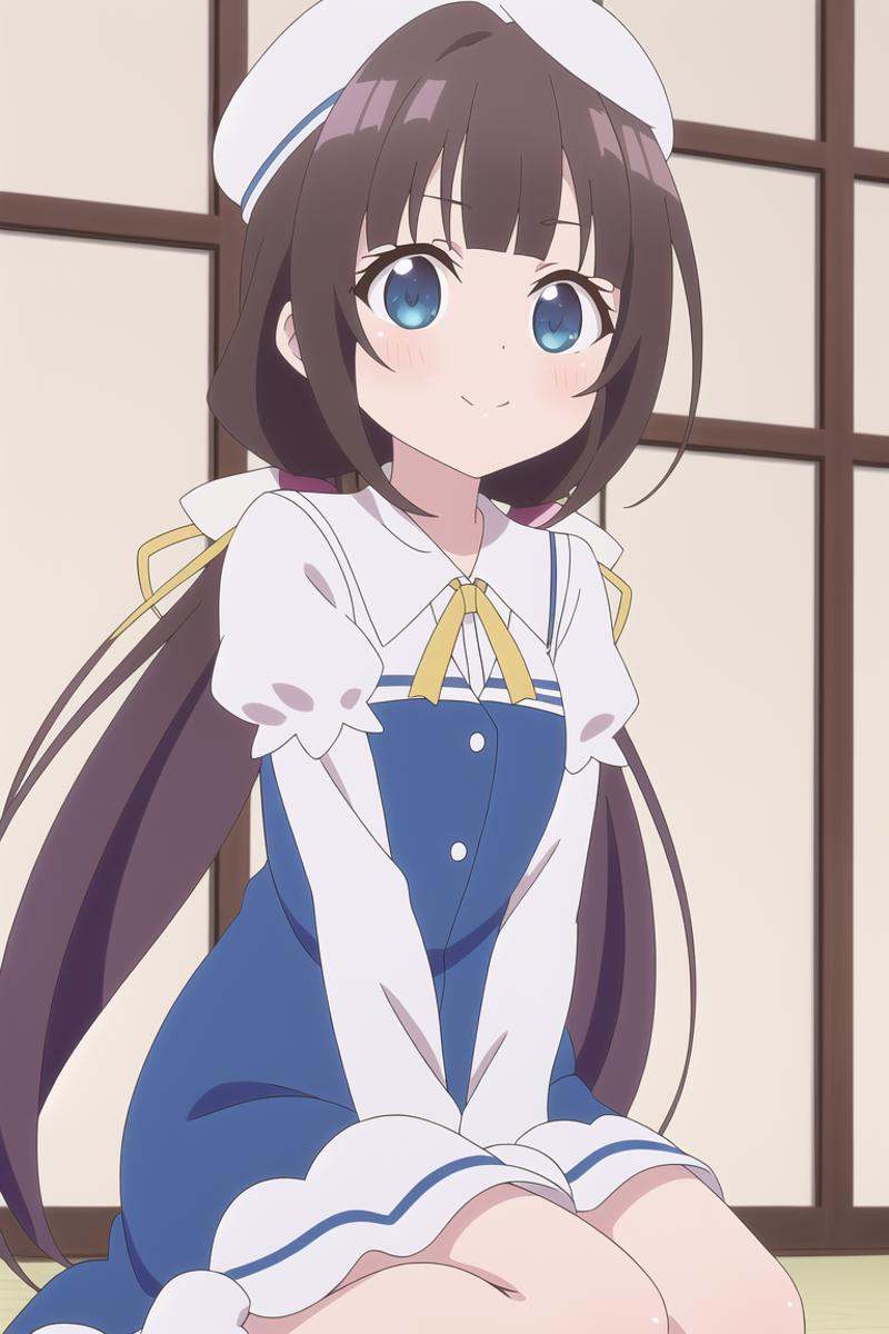 hinatsuru ai,  (main dress style,  white berets) on Tensor.Art