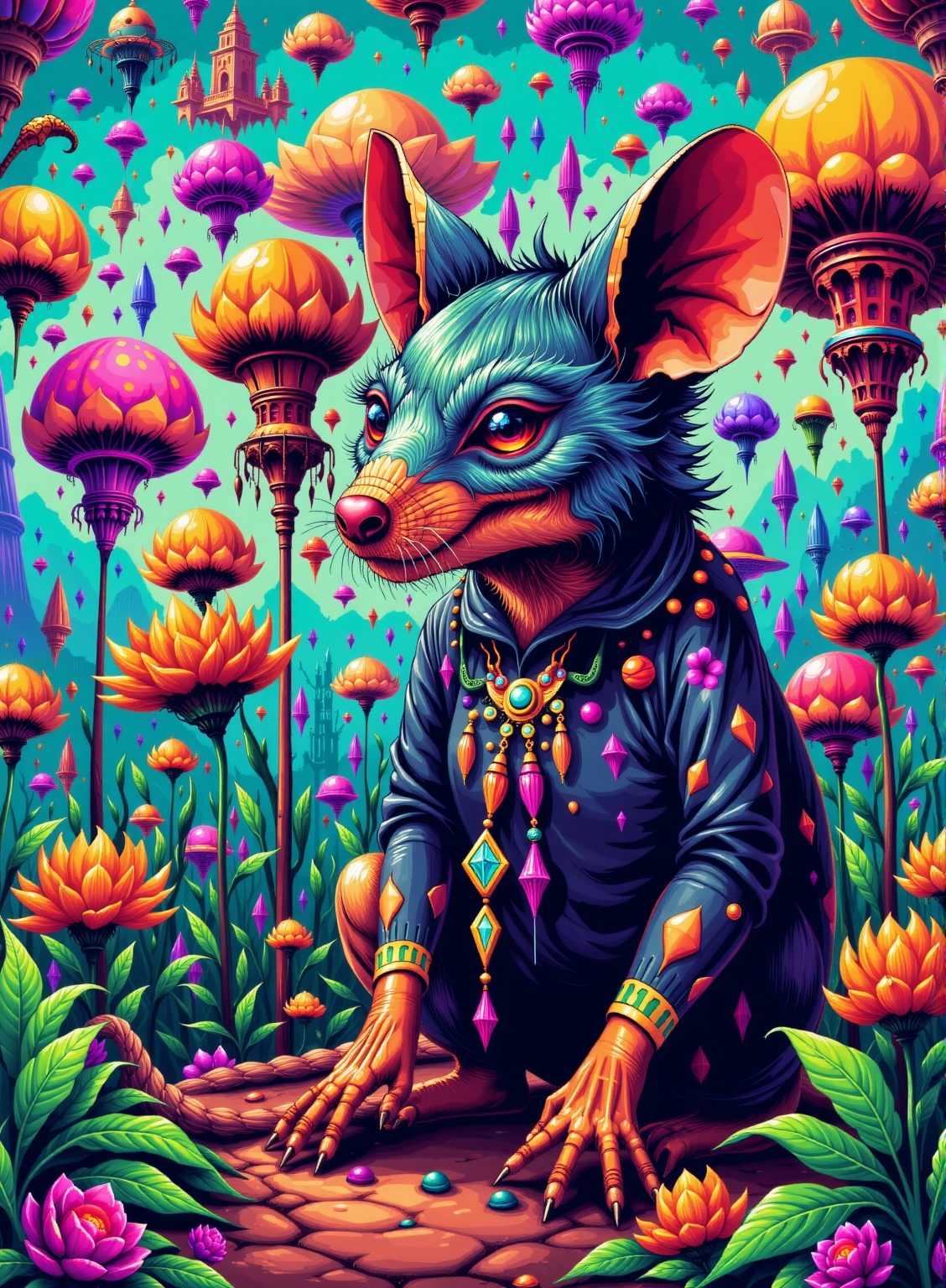 designed by Carne Griffiths,  Conrad Roset and Makoto Shinkai,  Game art on Tensor.Art