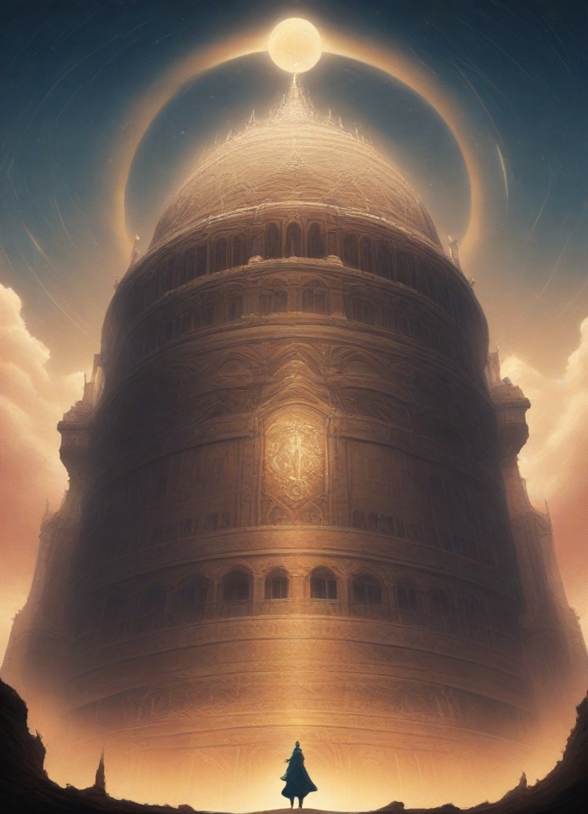by Hariton Pushwagner and lovecraftian,  neo-pop,  A fortress made entirely of enchanted ice on Tensor.Art