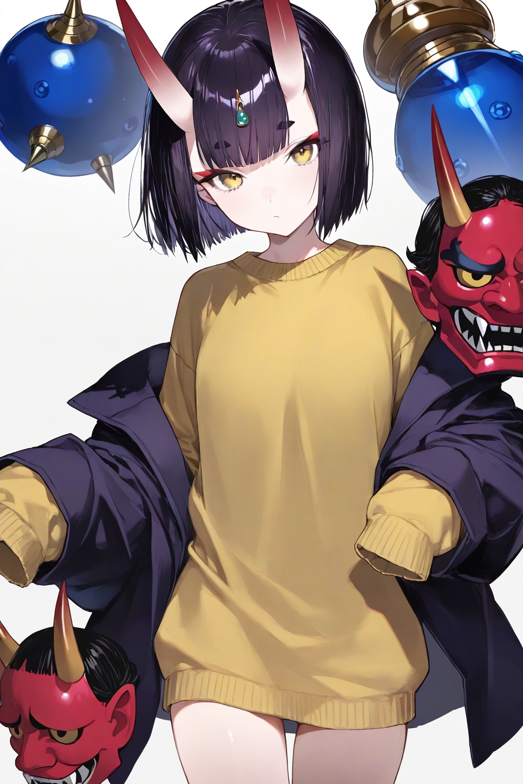1girl,  solo,  short hair on Tensor.Art