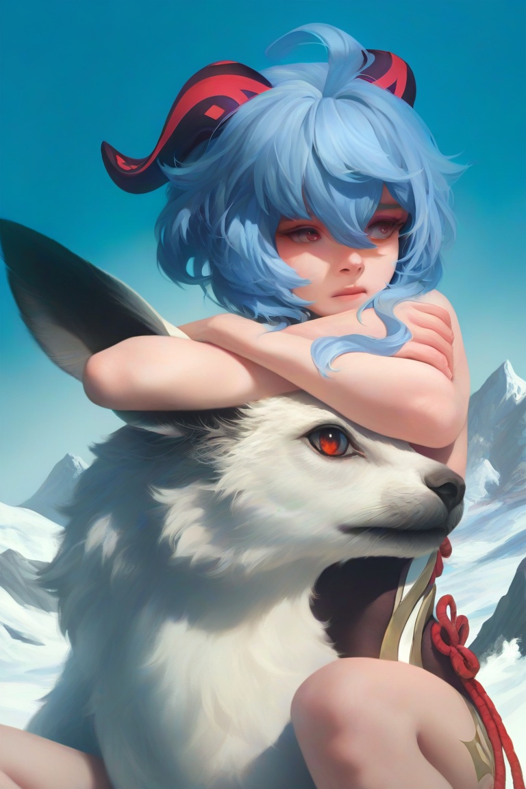 animaport,  1girl,  ganyu \genshin impact on Tensor.Art