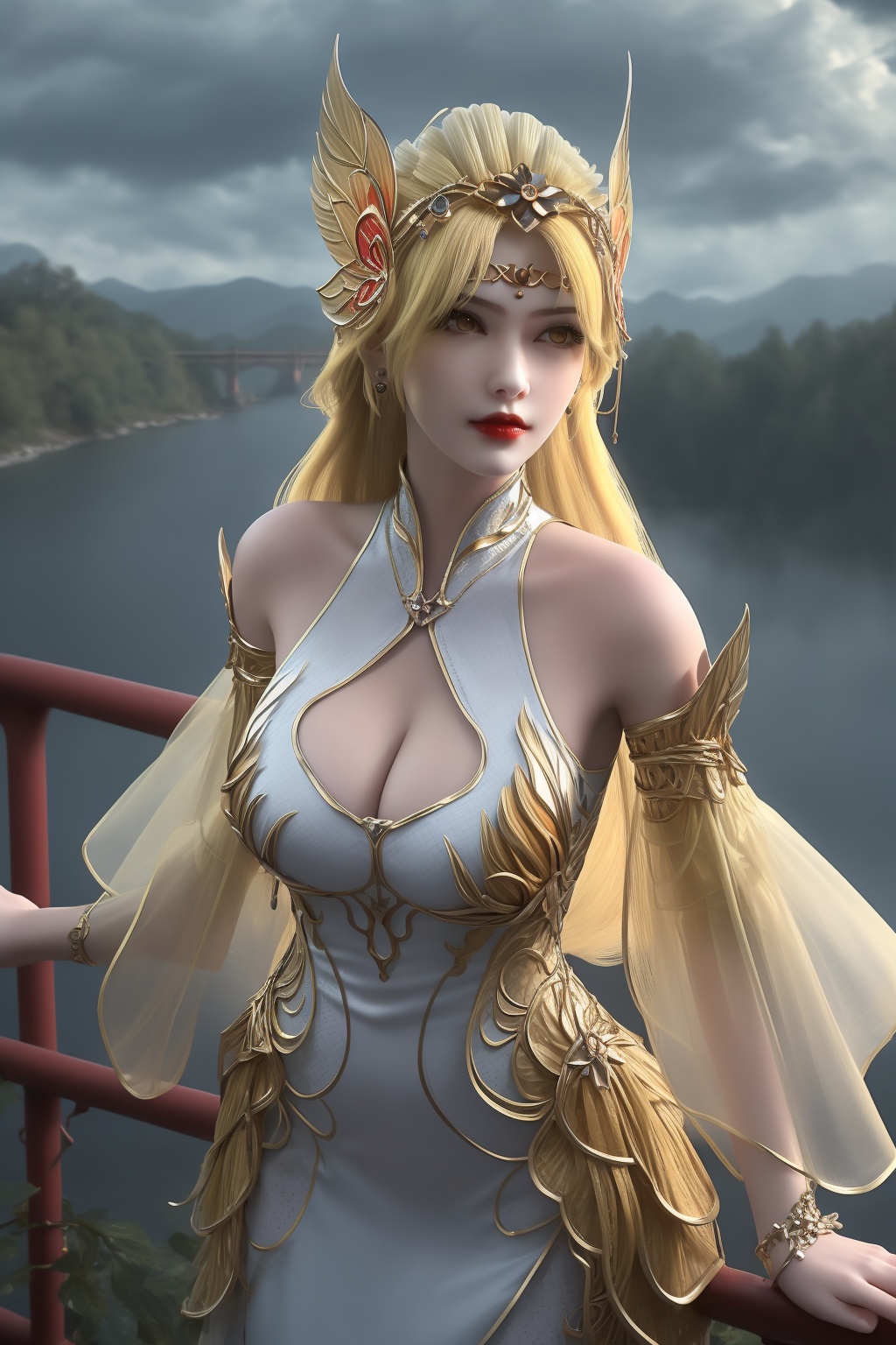 1girl,  solo,  long hair on Tensor.Art