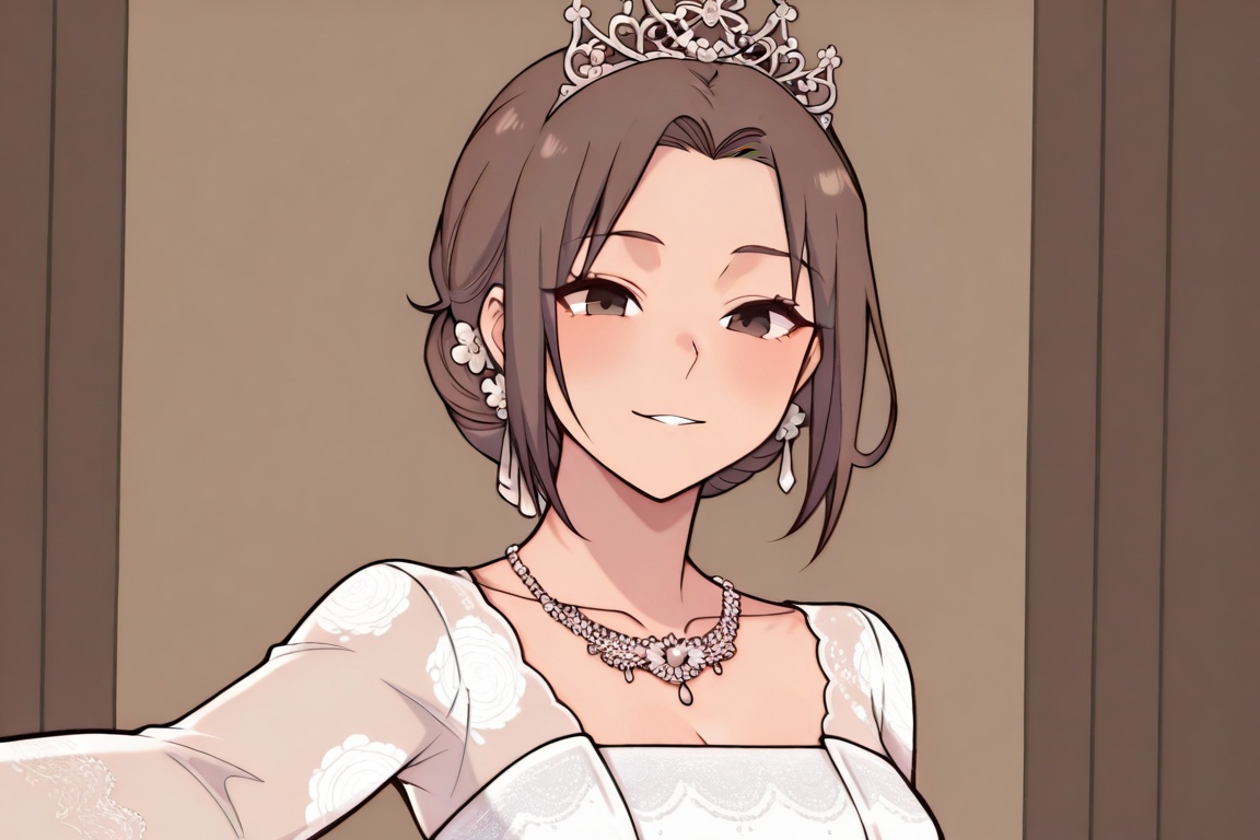 hanaaoki,  1girl,  Kebaya wedding dress on Tensor.Art