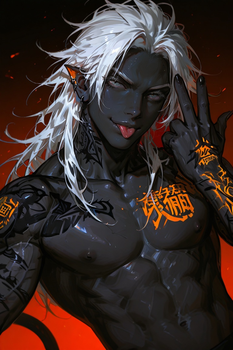 1demon,  male,  masculine on Tensor.Art