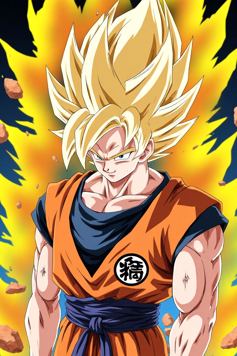 best quality,  son goku,  martial arts outfit on Tensor.Art