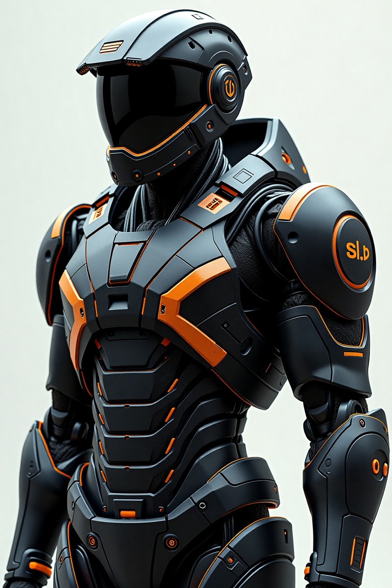 A digital illustration of a futuristic soldier in ultra-high-definition,  featuring an ultra-realistic and ultra-detailed...