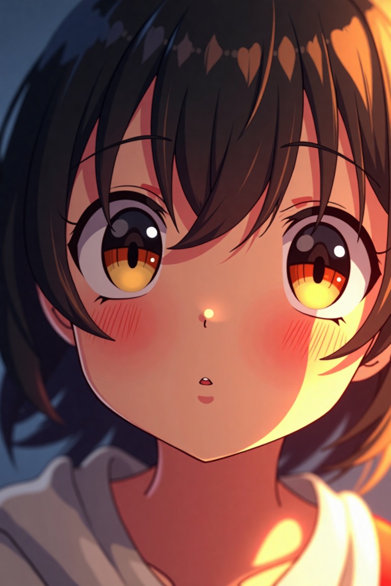 (Best quality),  A (illustrated anime) (ultra Close up) ((dynamic angle)) of a fantastic God girl,  (Studio Ghibli style)...