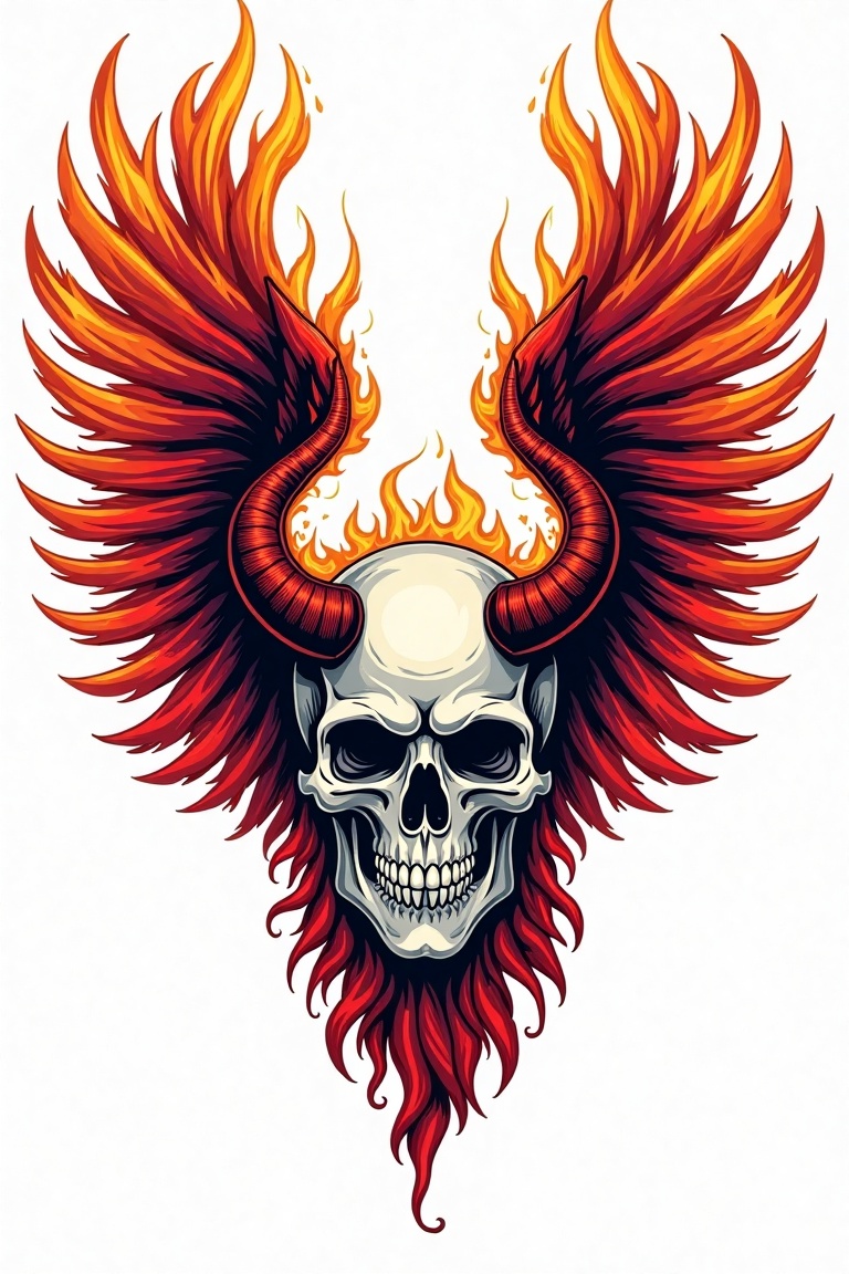 angel wings illustration,  white backround,  print ready vector t-shirt design on Tensor.Art