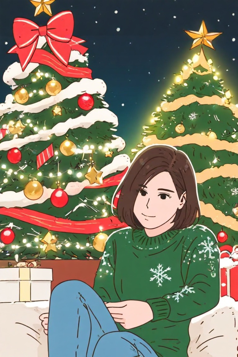 minimaliststyle,  1girl,  short_brown_hair on Tensor.Art