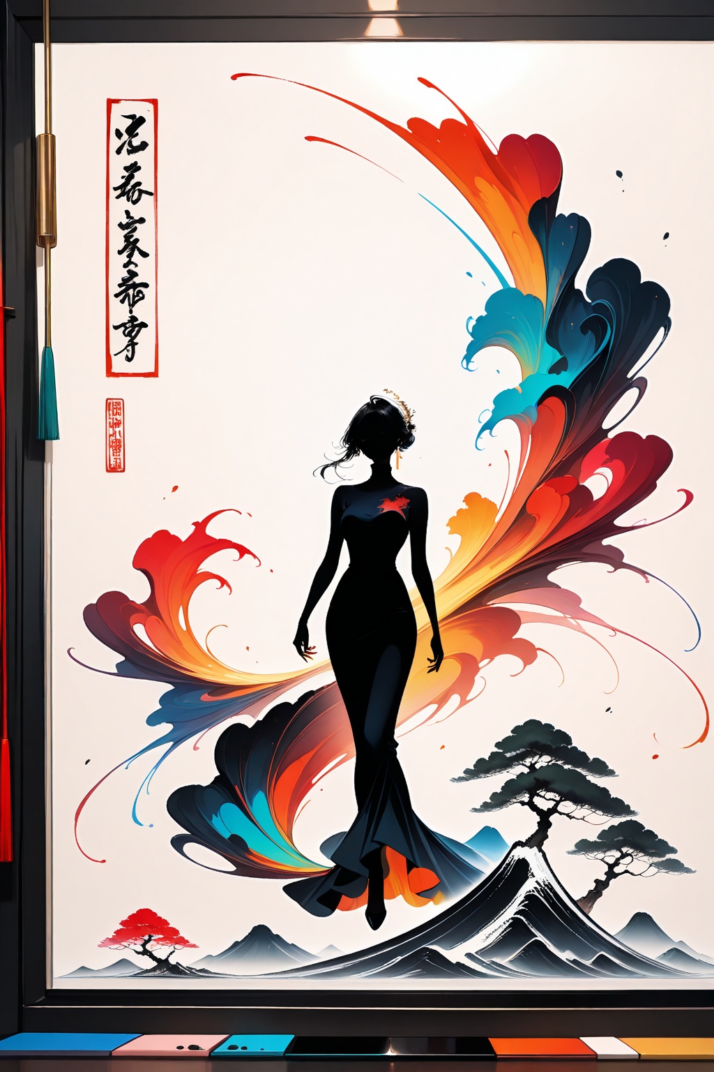 silhouette,  close up,  full body on Tensor.Art
