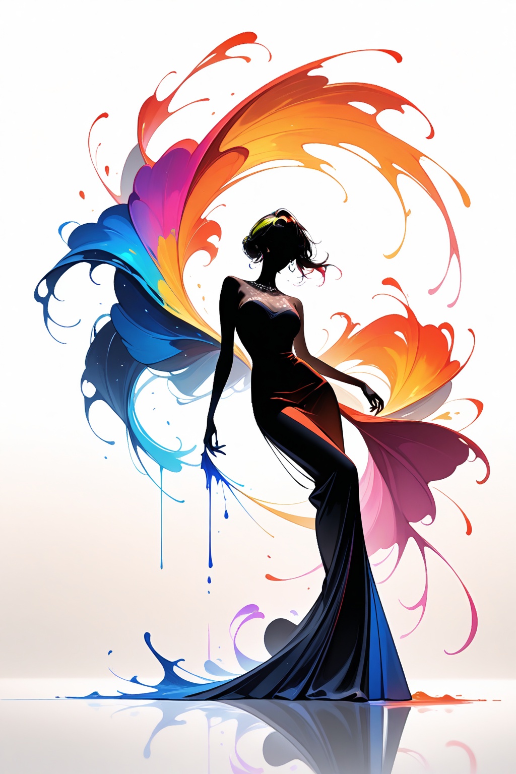 silhouette,  close up,  full body on Tensor.Art