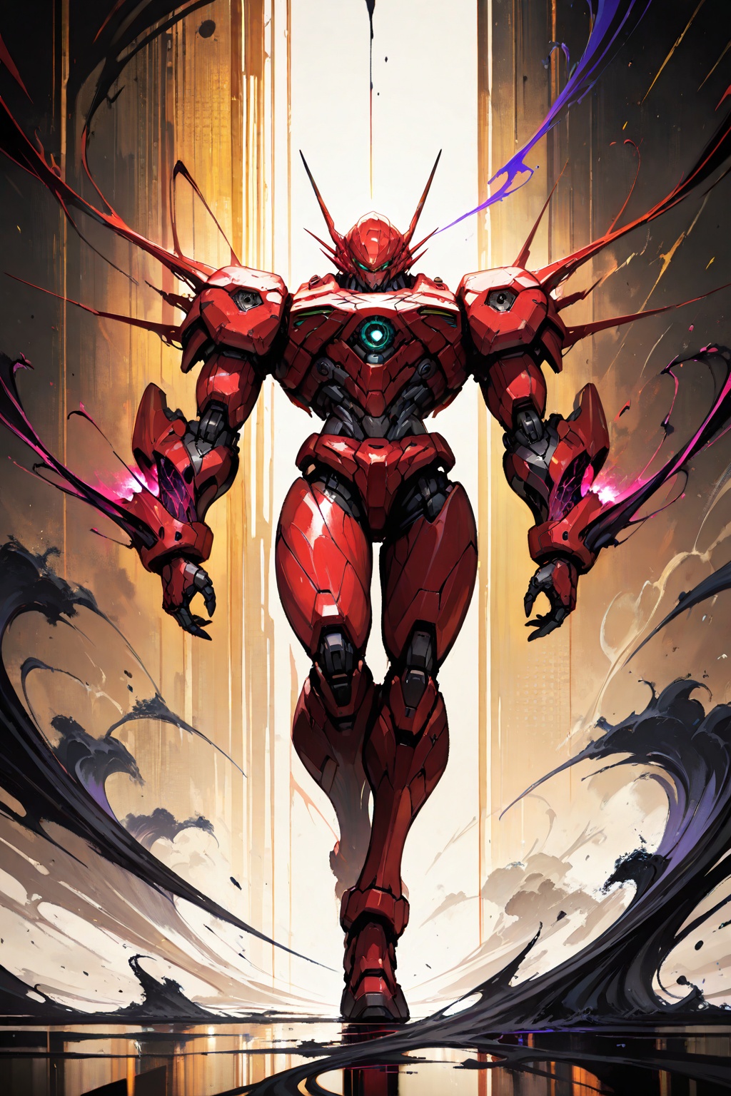 mecha,  masterpiece,  full body on Tensor.Art