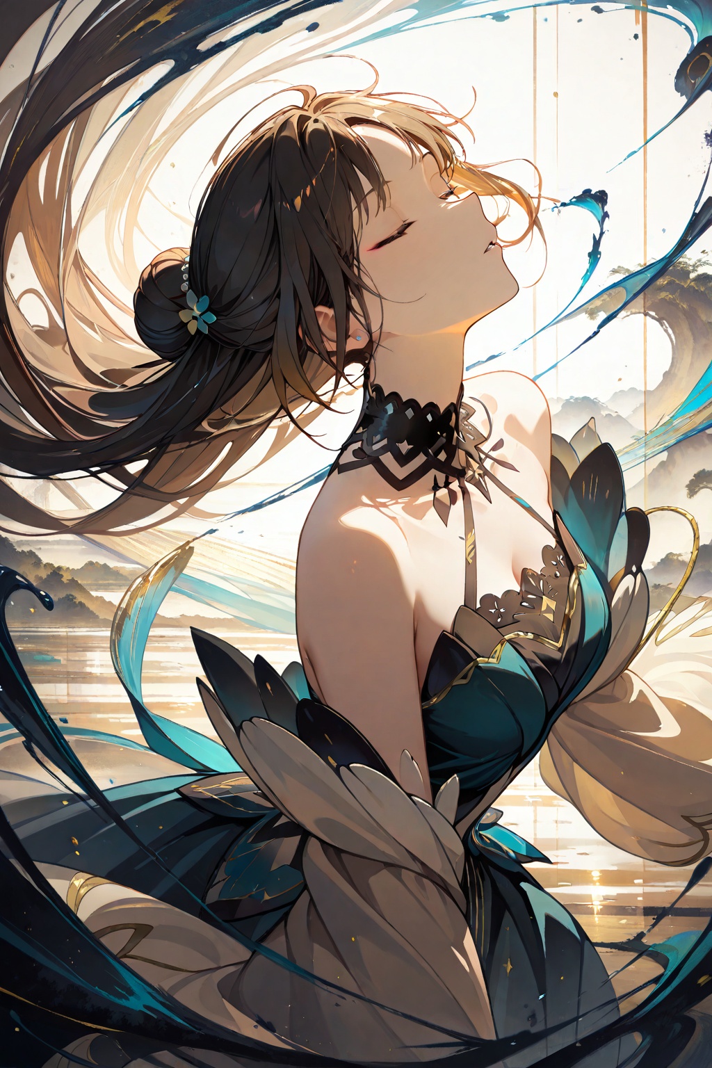 beautiful girl,  masterpiece,  upper body on Tensor.Art