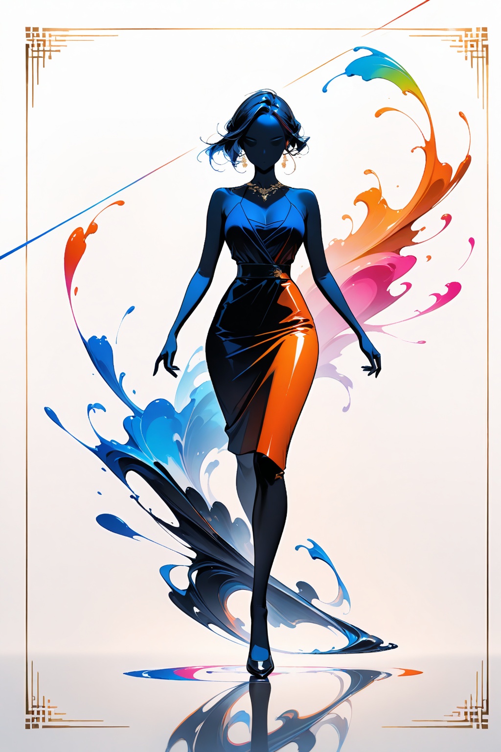 silhouette,  close up,  full body on Tensor.Art