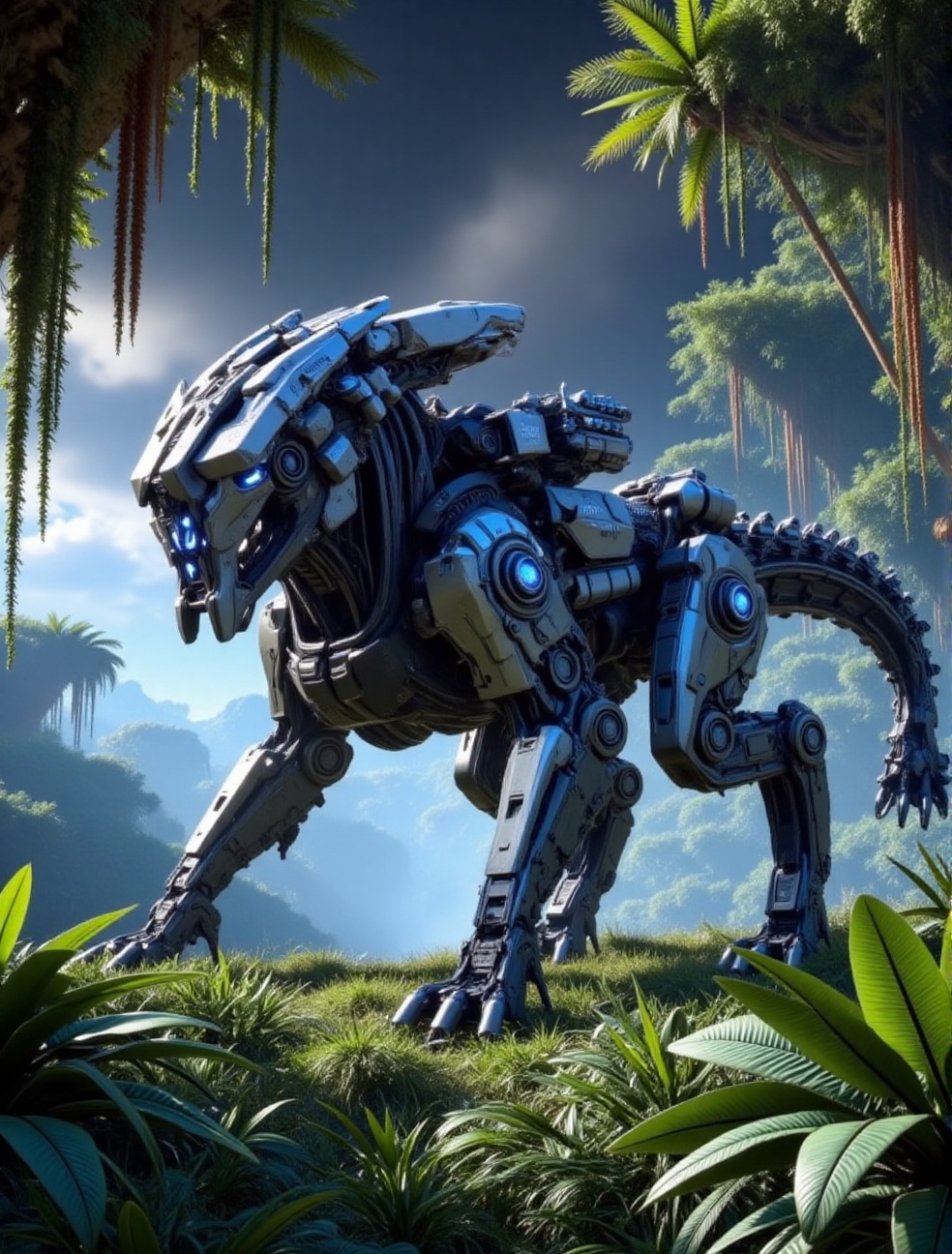 A super ultra clear HD LDSR hyper-realistic and hyper-detailed photography of 3D CGI render from the video game Horizon Ze...
