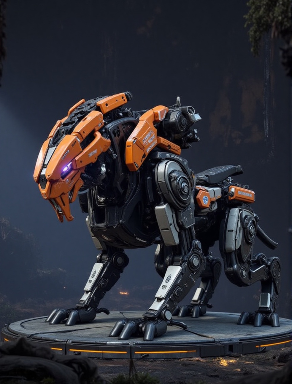 A super ultra clear HD LDSR hyper-realistic and hyper-detailed photography of 3D CGI render from the video game Horizon Ze...
