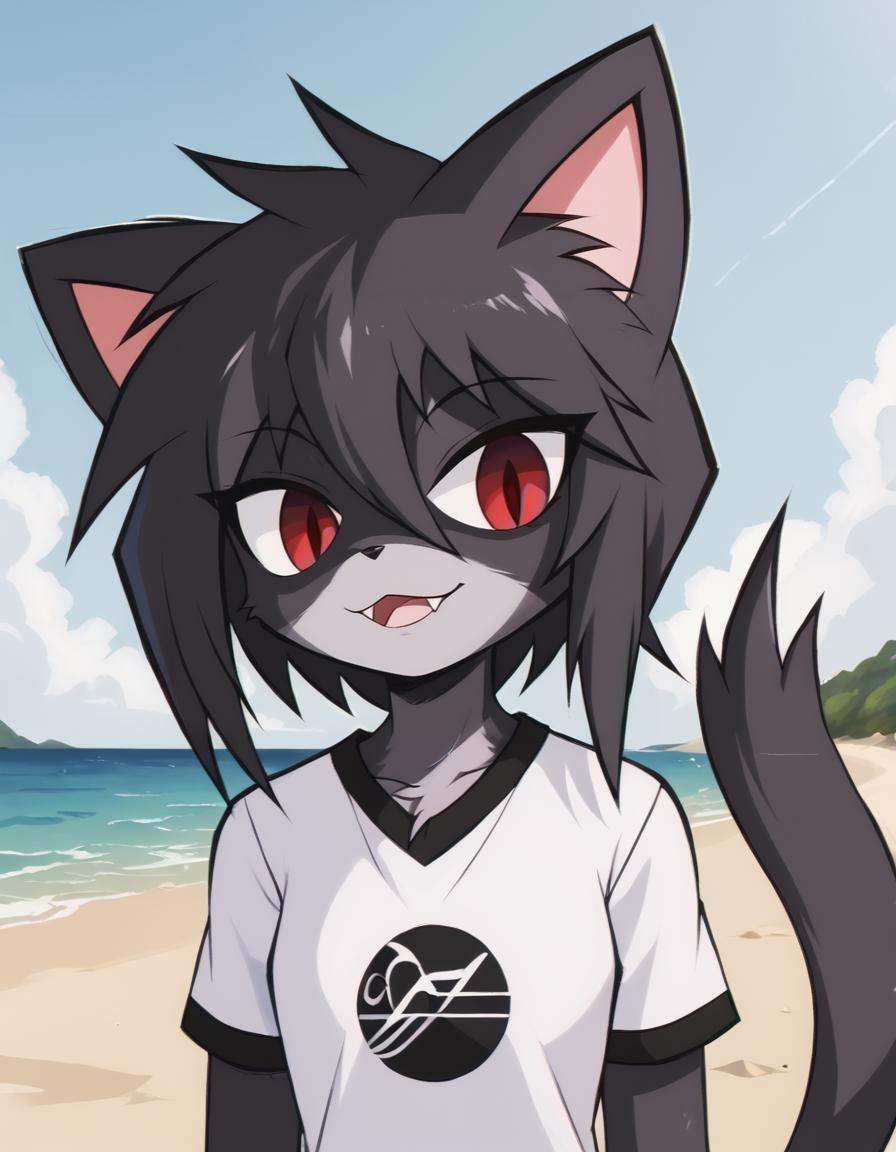 outdoors,  beach,  headshot on Tensor.Art