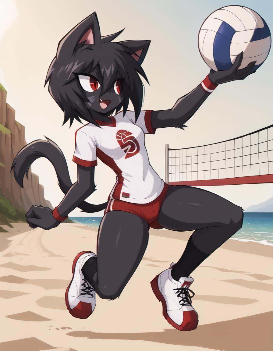 outdoors,  beach,  full body on Tensor.Art