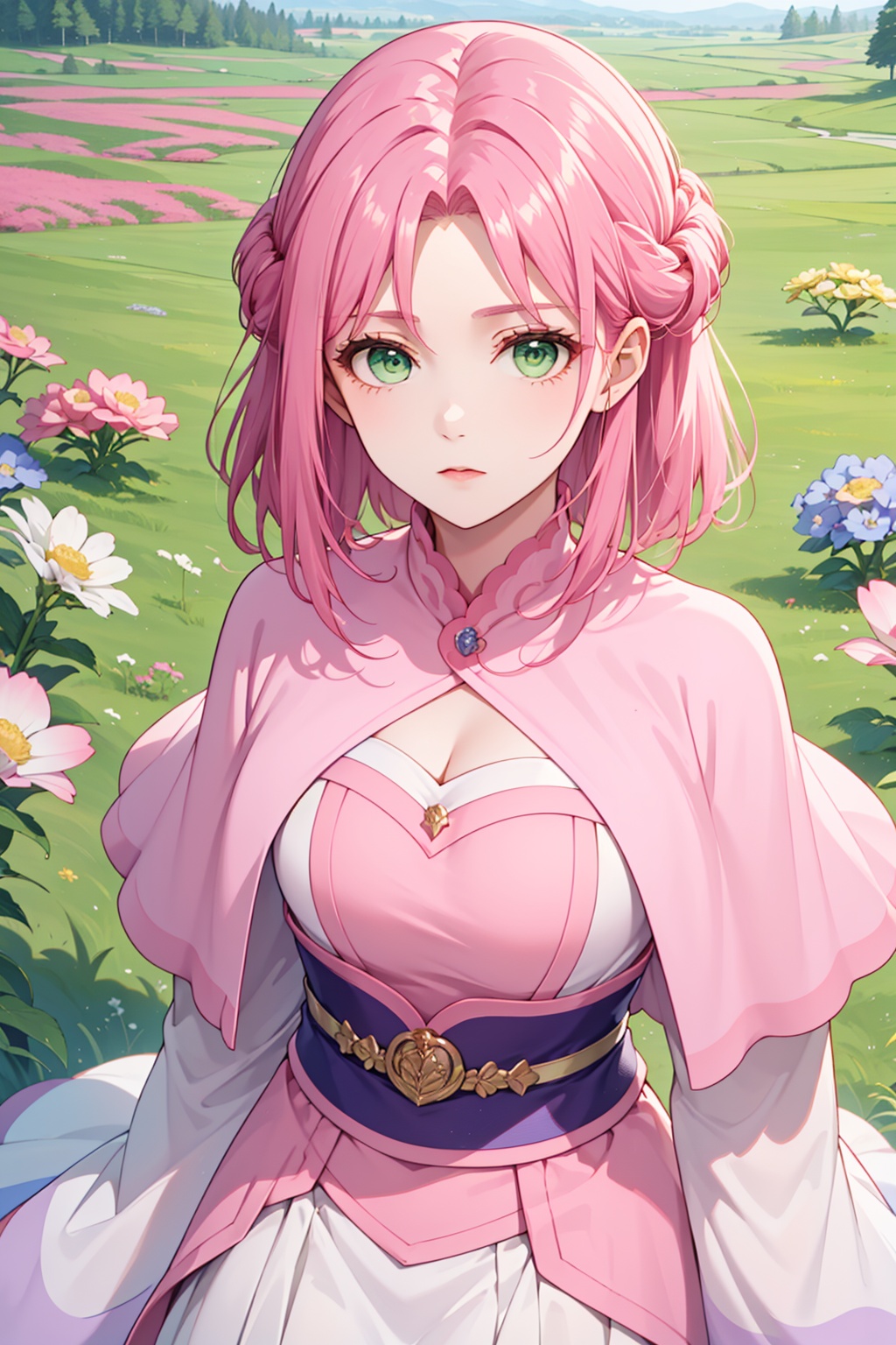 1girl,  solo,  green eyes on Tensor.Art