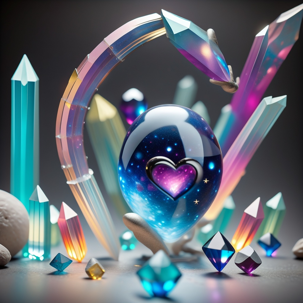 still life,  heart item,  star item on Tensor.Art