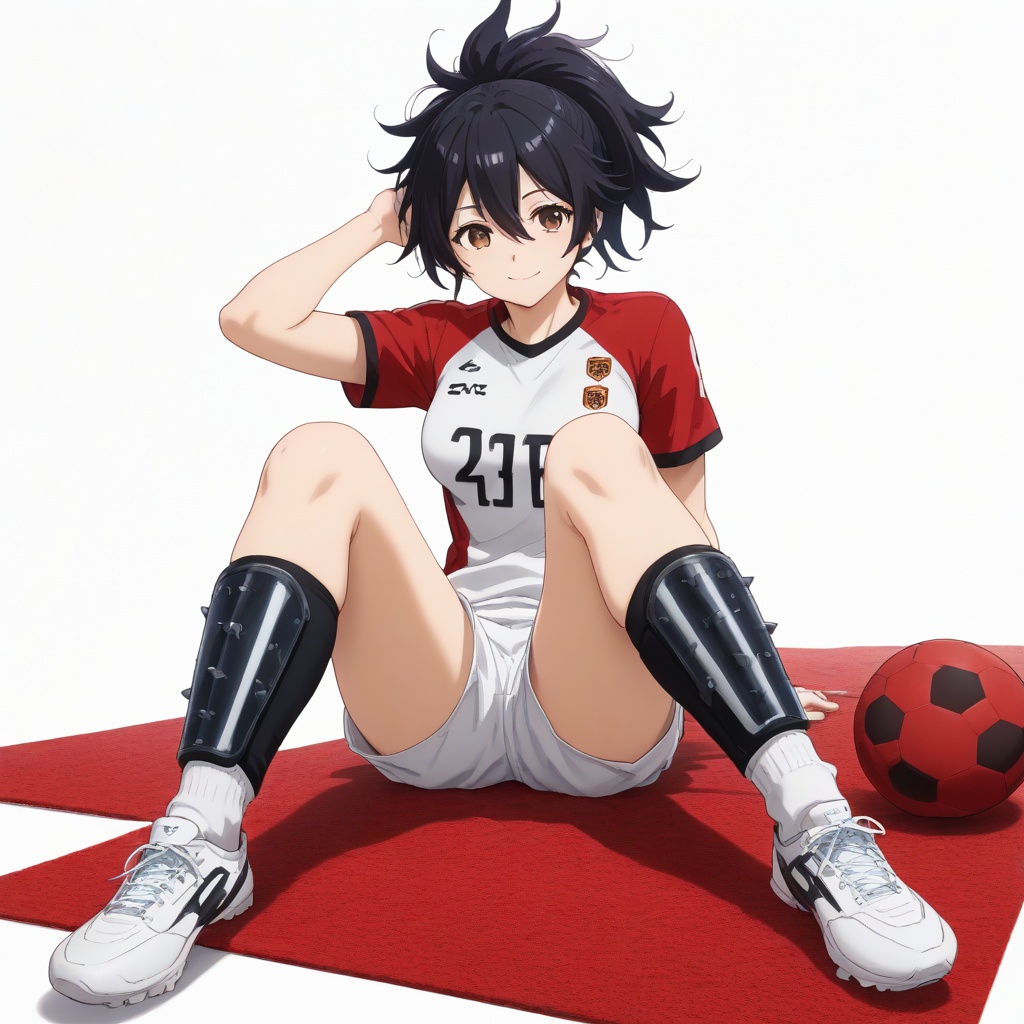 shin guards,  anime coloring,  1girl on Tensor.Art