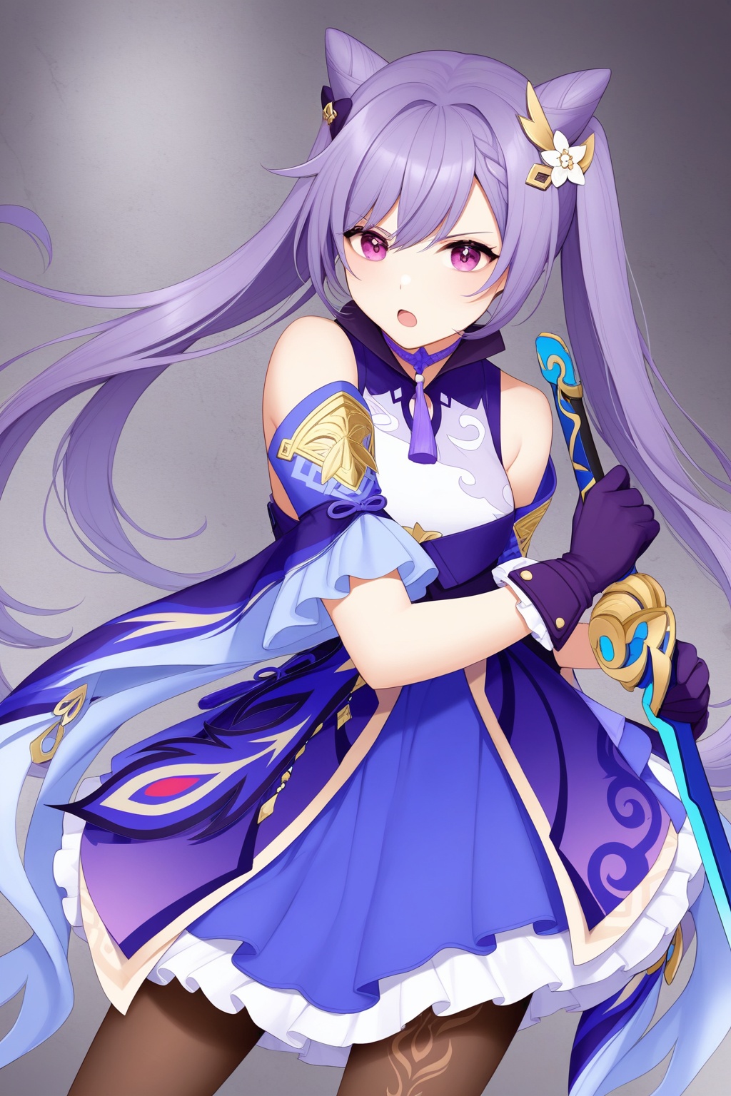keqing\(hubggirl)\,  1girl,  solo on Tensor.Art