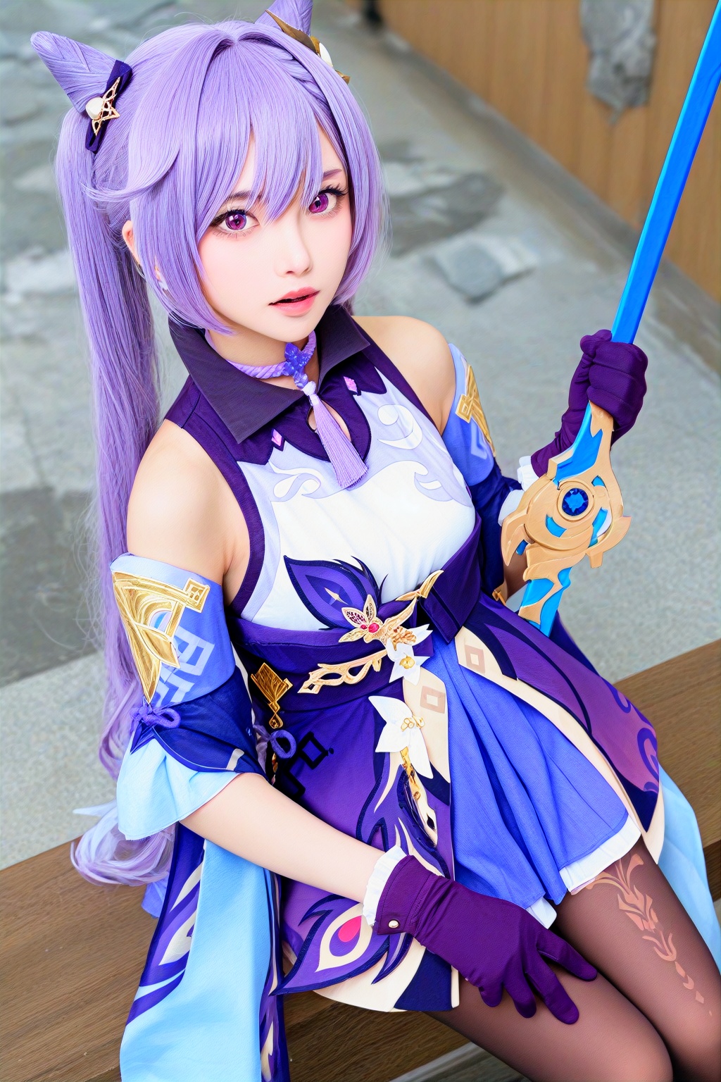 keqing\(hubggirl)\,  1girl,  solo on Tensor.Art