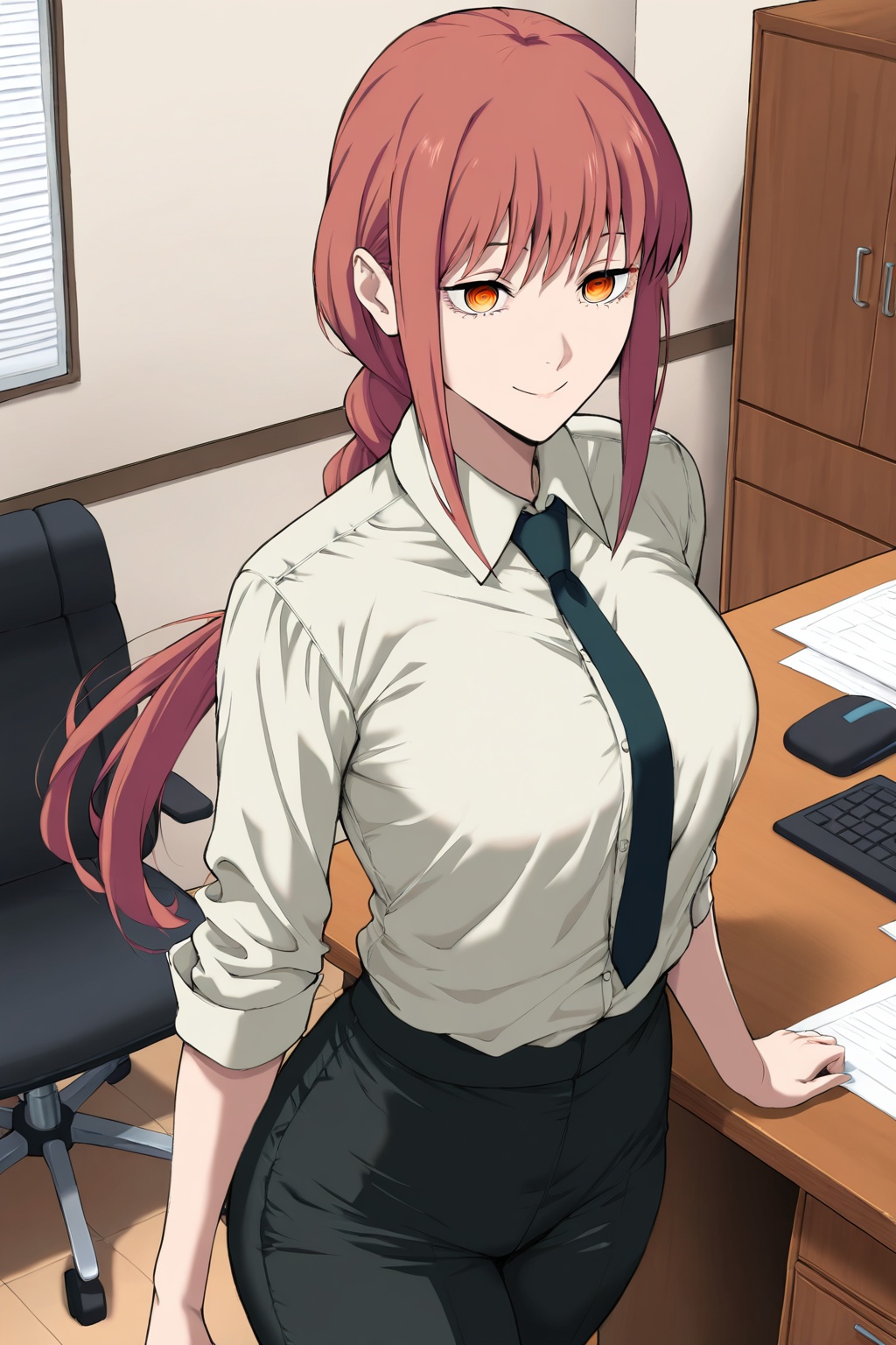 Smile ,  At office ,  cabinet on Tensor.Art
