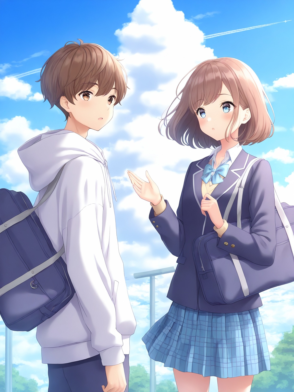 1girl,  short hair,  blue eyes on Tensor.Art