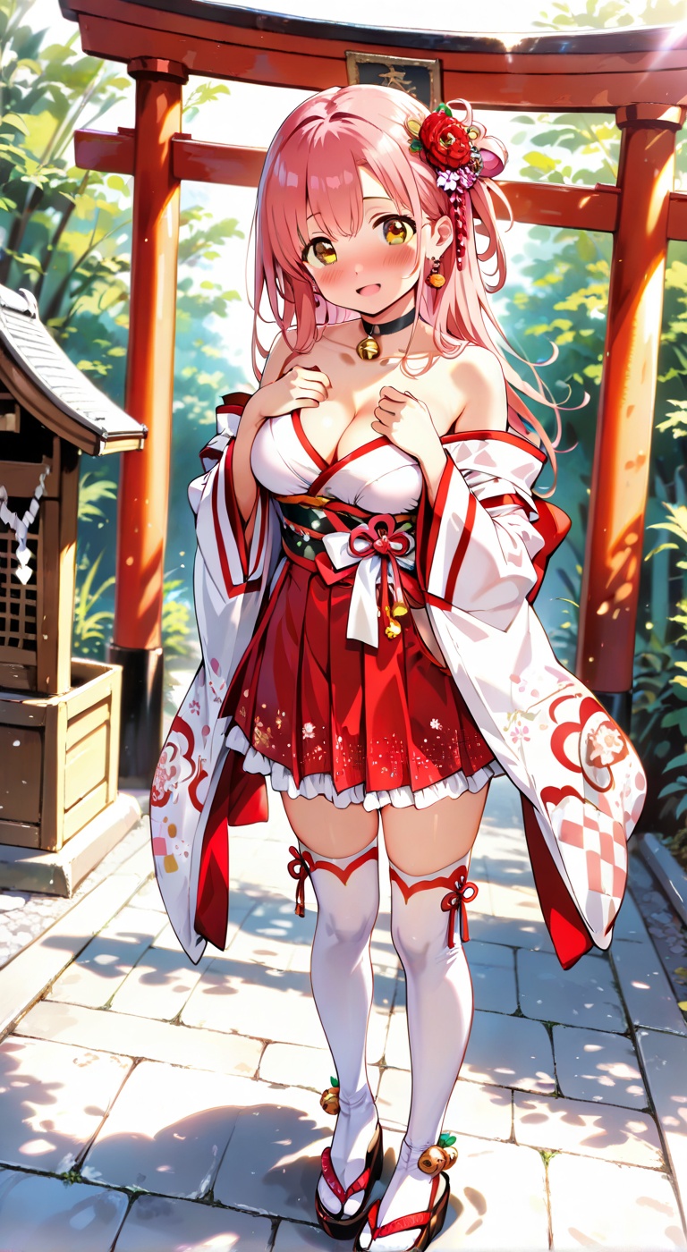1 girl,  breasts,  knee-high socks on Tensor.Art